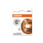 Комплект 2 броя халогенни крушки Osram C10W Original 12V, 10W, 42 мм, SV8.5-8