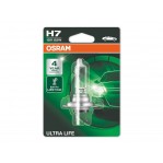 Халогенна крушка Osram H7 UltraLife 12V, 55W, PX26d, 1 брой