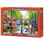 Пъзел Castorland от 1000 части - Амстердам от Ричард Макнийл
