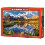 Пъзел Castorland от 500 части - Огледало на Скалистите планини