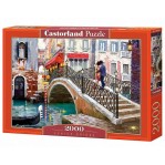Пъзел Castorland от 2000 части - Мост във Венеция от Ричард Макнийл