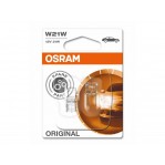 Комплект 2 броя халогенни крушки Osram W21W Original 12V, 21W, W3X16d