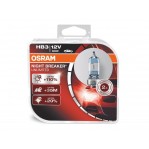 Комплект 2 броя халогенни крушки Osram HB3 Night Breaker Unlimited 12V, 60W, P20d