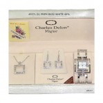 Дамски часовник и подарък обеци и колие Charles Delon CHD-493702