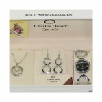 Дамски часовник и подарък обеци и колие Charles Delon CHD-497001