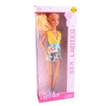 Кукла Defa Lucy Six Ladies с жълта рокля