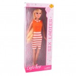 Кукла Defa Lucy Six Ladies с оранжева рокля 