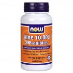 NOW Aloe Vera 10000 & Probiotics 60 caps