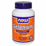 NOW Selenium 100 МКГ, 250 Таблетки
