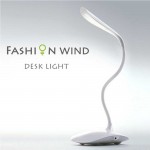 Настолна LED лампа Fashion Style Desk с тъч бутон, 3 степени на осветяване и USB зареждане - 1