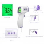 Безконтактен инфрачервен термометър с дигитален дисплей GP-300 за Бебета и Възрастни - 11