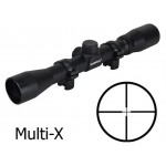  Bushnell 4x32 Оптика за пушка / въздушни оръжия Рефлексна оптика Sight Caza с 11 / 20mm Rail Mount - 8