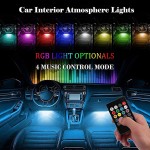 Интериорно LED осветление с дистанционно за автомобил - 1