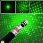 Зелен лазер писалка с дискотечна приставка, батерии и кутия - 10