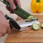 Кухненска ножица за зеленчуци и месо с дъска за рязане Clever Cutter - 7