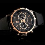 Мъжки часовник Curren Fashion Lux черен дисплей - 2