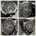 Мъжки часовник Curren Fashion Lux черен дисплей - 6