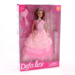 Кукла Принцеса Defa Lucy с бална рокля и стойка - 3