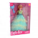 Кукла Принцеса Defa Lucy с бална рокля и стойка - 4