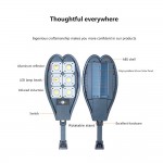 Двойна соларна LED лампа със стойка и дистанционно 1200W - 7