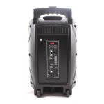 Feiyipu 8" ES-5000A Активна тонколона с LED светлини, безжичен микрофон и дистанцонно, 50W, FM radio, TF card, USB, Bluetooth, AUX - 4