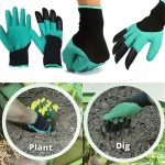 Градински ръкавици с нокти за копаене Garden Genie Gloves - 1