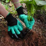 Градински ръкавици с нокти за копаене Garden Genie Gloves - 12