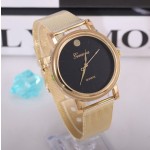 Дамски часовник Geneva Lady Gold с черен дисплей - 5