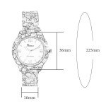 Дамски часовник Geneva Flower - бял - 9