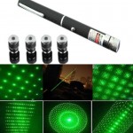 Зелен лазер писалка с 5 приставки - 3