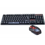 Геймърски комплект безжична клавиатура + безжична мишка HK6500 - 3