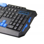 Геймърски комплект безжична клавиатура + безжична мишка HK8100 - 5