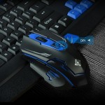 Геймърски комплект безжична клавиатура + безжична мишка HK8100 - 8