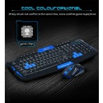 Геймърски комплект безжична клавиатура + безжична мишка HK8100 - 10