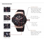 Мъжки спортен часовник Megir с черен дисплей  - 13