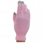 Ръкавици за тъчскрийн с нова "3 Tip" технология - розов - 1