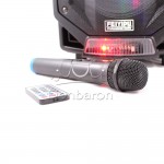 Преносима Bluetooth Караоке тонколона с микрофон и цветомузика FEIYIPU ES-85 - 7