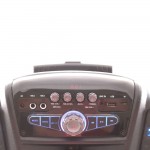 Feiyipu ES-12 12" Преносима Bluetooth Караоке тонколона с безжичен микрофон, цветомузика и дигитален дисплей - 7