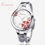 Дамски часовник Kimio Flower Heart с кристали Swarovski - 13