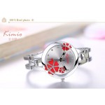 Дамски часовник Kimio Flower Heart с кристали Swarovski - 4