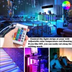 Комплект RGB LED лента 5 метра, диод 2835, с управление на цветове и захранване - 14