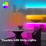 Комплект RGB LED лента 5 метра, диод 2835, с управление на цветове и захранване - 13