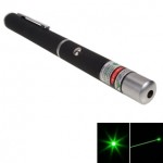 Зелен лазер писалка с дискотечна приставка и батерии  - 3