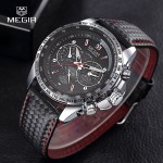 Мъжки часовник Megir Black Millitary - 16