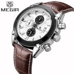 Мъжки часовник Megir Brown Casual - 15