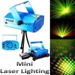 Дискотечен лазер със светлинни ефекти, реагиращи на баса - 5