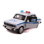 Музикална полицейска кола Лада 2106 със светлини  - 2