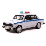 Музикална полицейска кола Лада 2106 със светлини  - 1