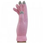 Ръкавици за тъчскрийн с нова "3 Tip" технология - розов - 5