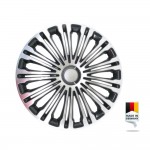 Декоративни тасове PETEX 15" Volante black/silver, 4 броя - 1